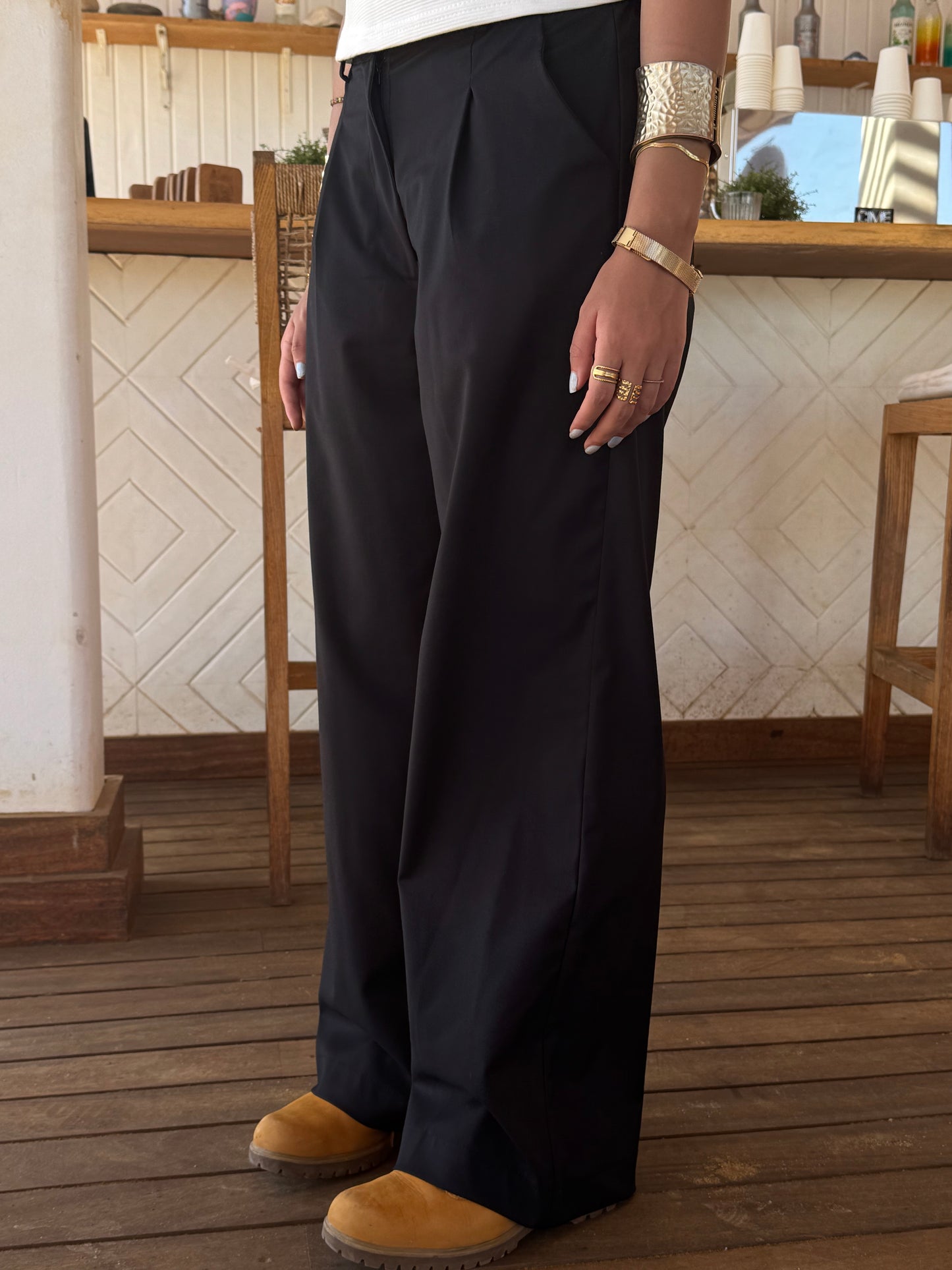 black women's tailored pants