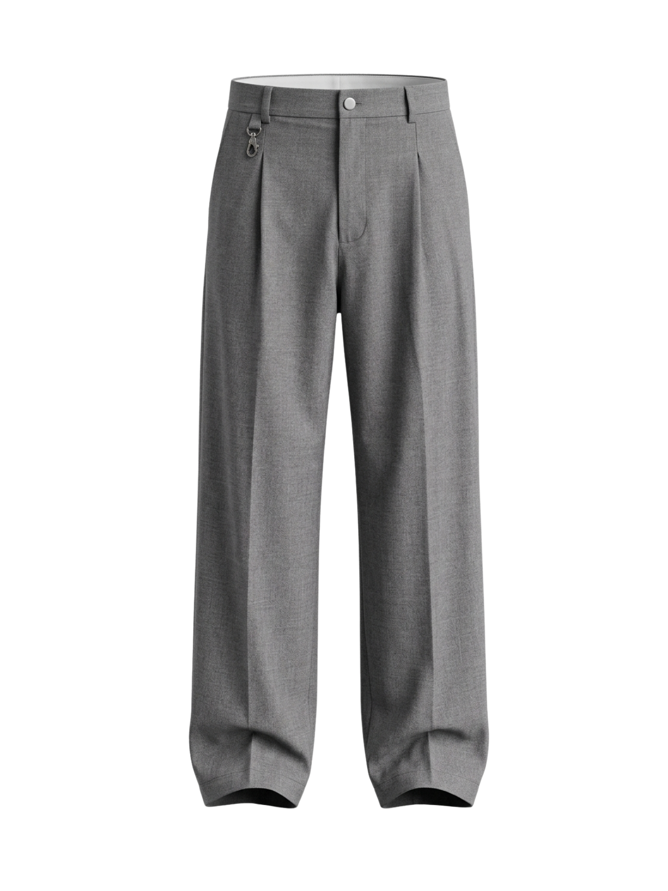 Grey pleated pants