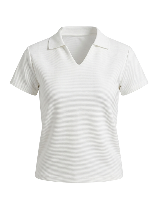 white women's polo shirt