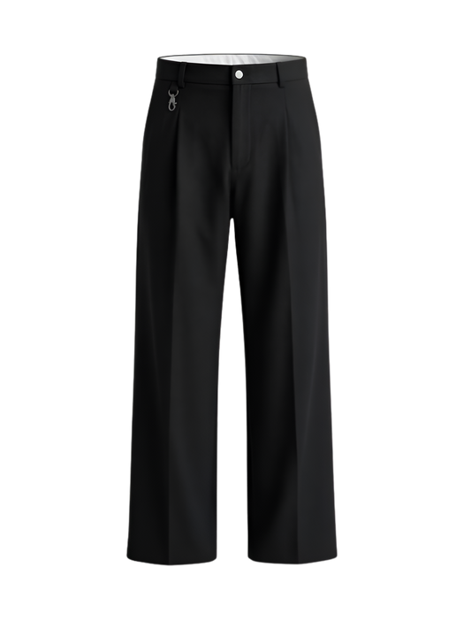 Black Pleated Pants